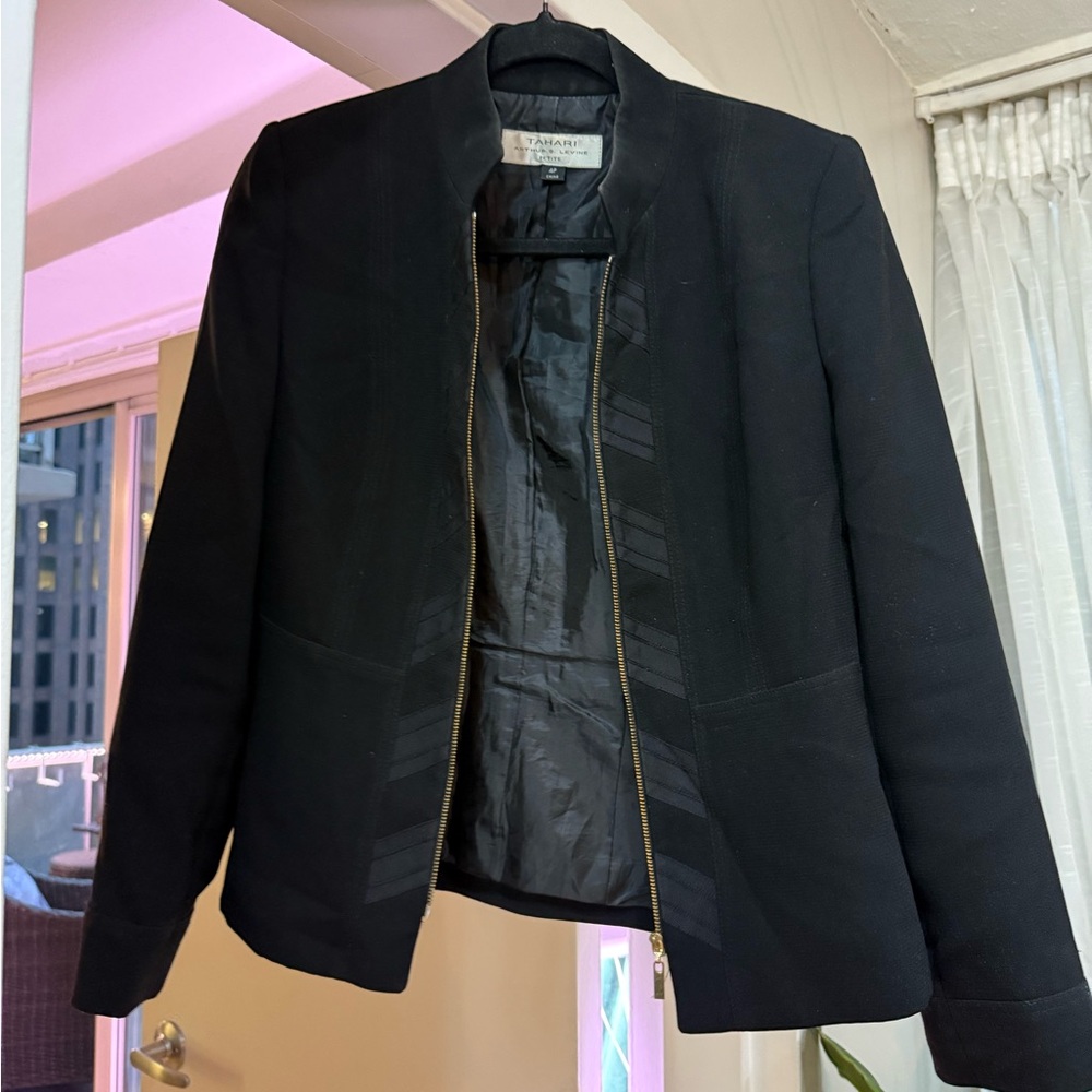 Tahari Arthur Levine Black Women's Jacket